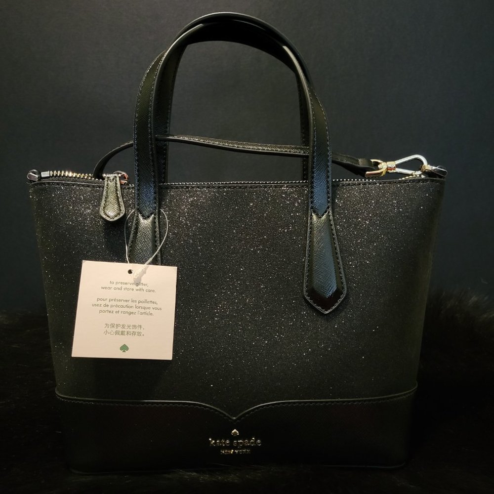 NWT Kate Spade Lola Glitter Handbag Crossbody